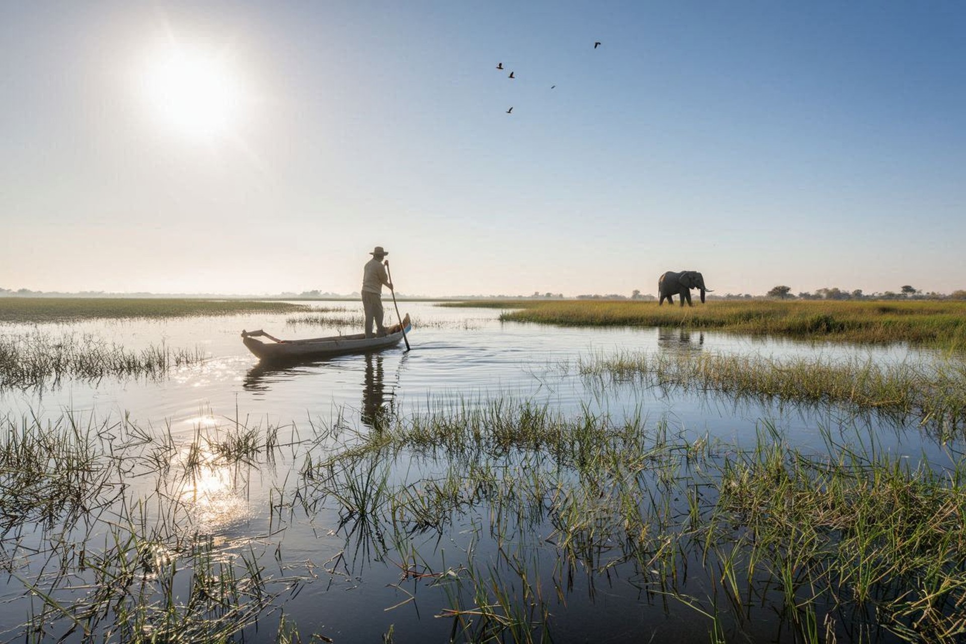 Okavango Delta mokoro