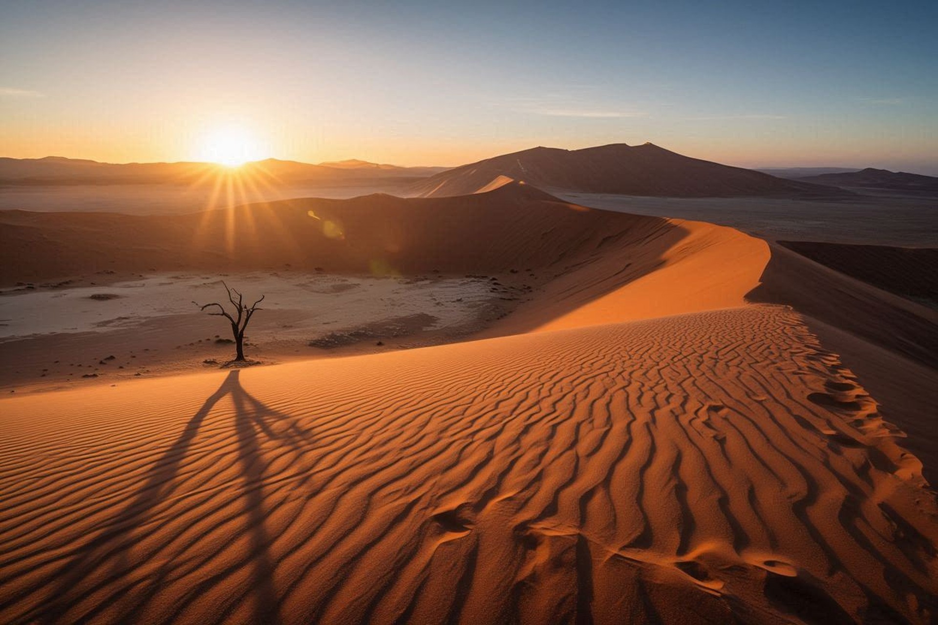 Sossusvlei towering dunes