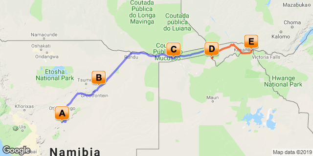 Culture and Wildlife in North-eastern Namibia (G05) group tour 10 days 9 nights